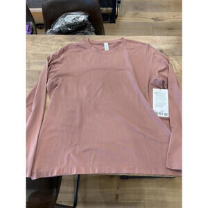 NWT Lululemon Swiftly Relaxed Long Sleeve size 10 in red clay